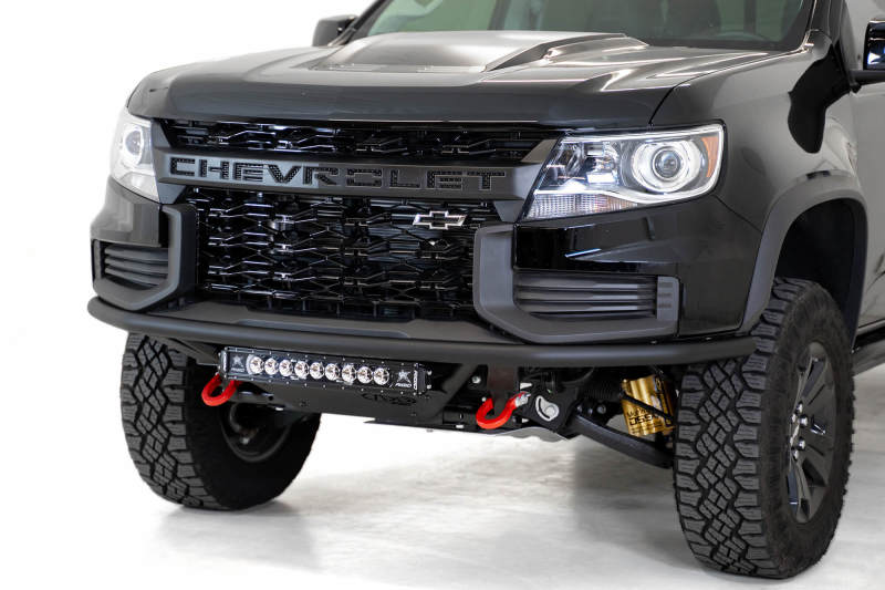 Chevrolet Colorado ZR2 Bumper - Front - Addictive Desert Designs - Pro Bolt-On - Hammer Black - 2021